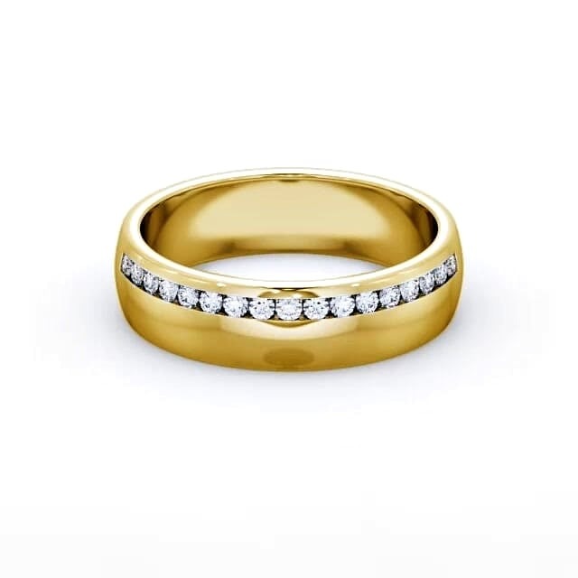 Noa 0.18ct Round Lab Diamond Channel Set Wedding Ring